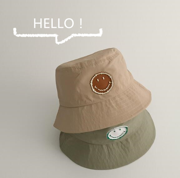 子供用★帽子★バケットハット★キッズ★男女兼用★笑顔★速乾★可愛い★10色