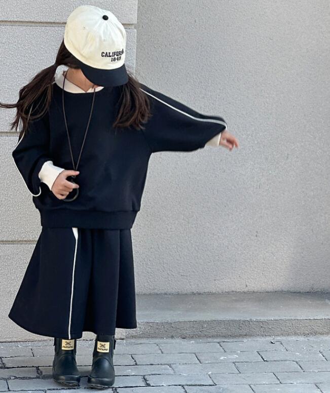 2024春新品★子供服　トップス+スカート　セット★100-160cm