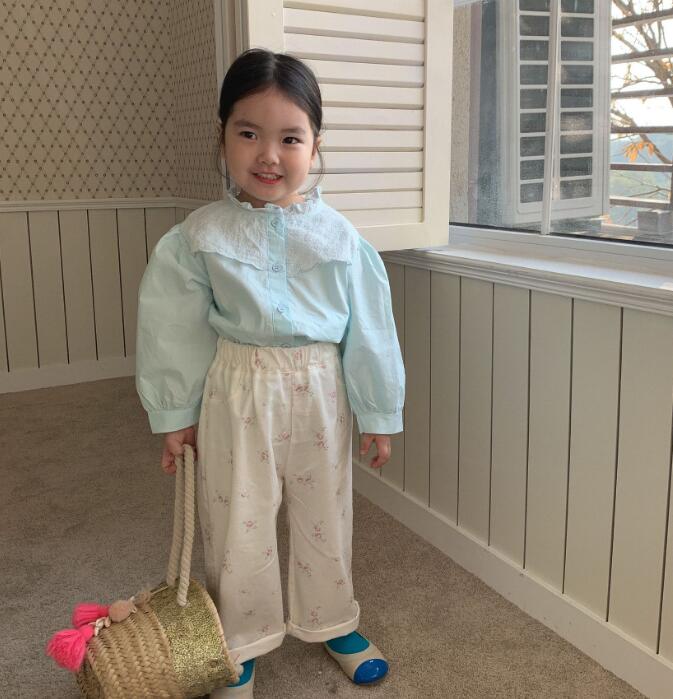 2024★春秋新作★韓国風子供服★シャツ★2色90-130CM