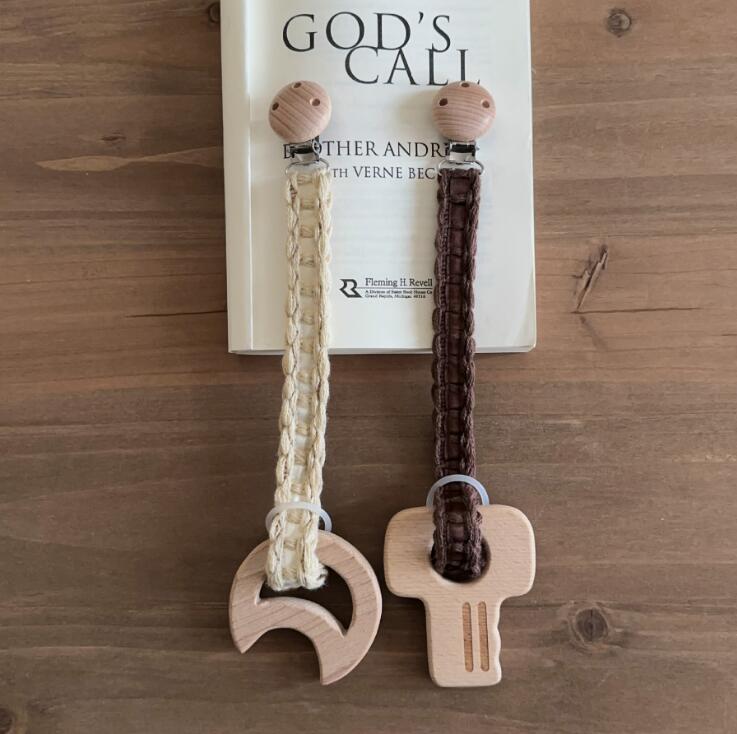 2024新型★ベビーおしゃぶりチェーン★2色