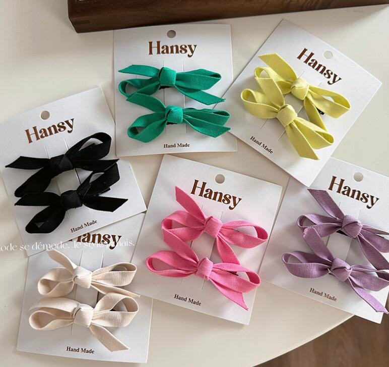 雑貨★髪飾り　ヘアビン&ヘアゴム★アクセサリー★6色