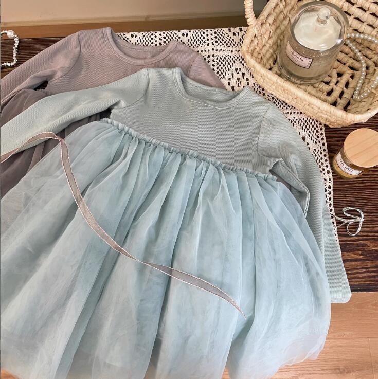 2024★春秋新作★韓国風子供服★ワンピース★2色80-130CM