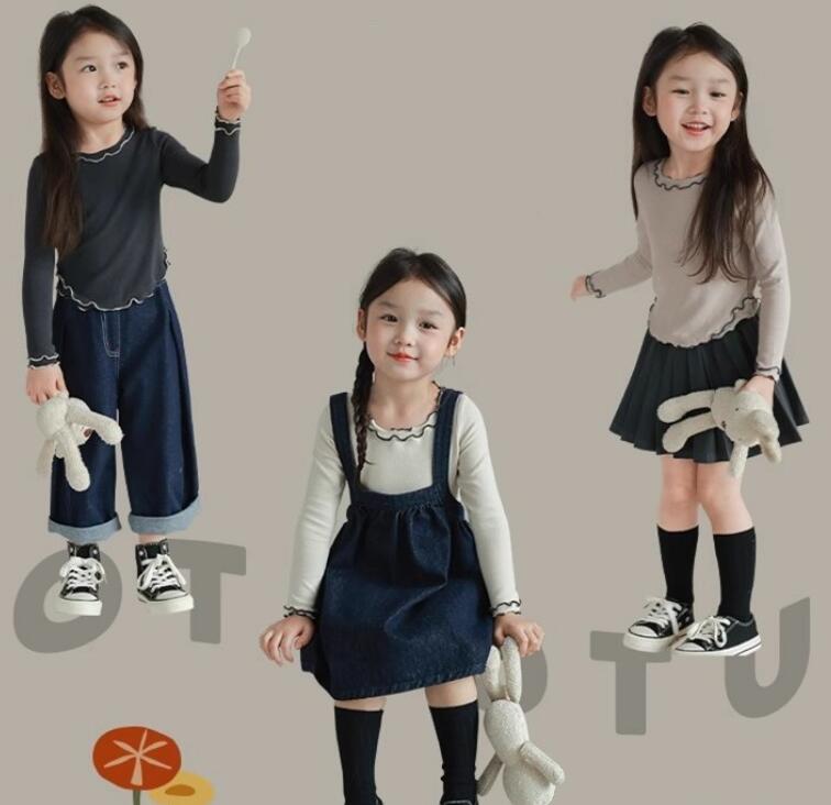 2024新品★子供服　トップス★タグ7-15★3色