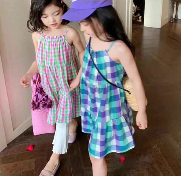 2024年新★子供服　ワンピース★タグ7-15★2色