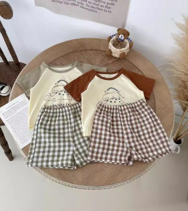 2024★春夏新作★韓国風子供服★トップス+ズボン★2色73-100CM