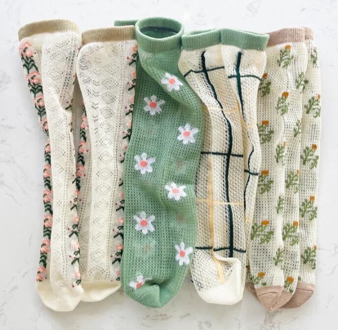 2024★春夏新作★ソックス★キッズ靴下★4色