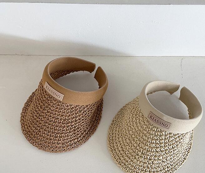 2024年夏新品★子供用★麦わら帽子　ハット★2色選べ