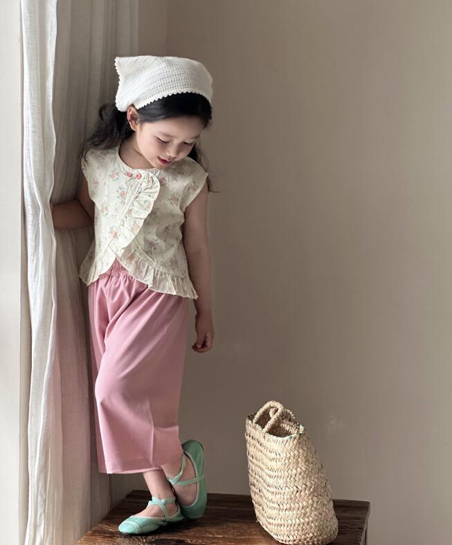 2024年新品★子供服　トップス+ズボン　セット★90-140cm★