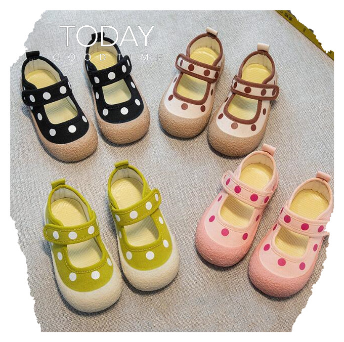 靴★子供靴★キッズ靴★シューズ★キッズ★水玉★可愛い★4色「21-30#」