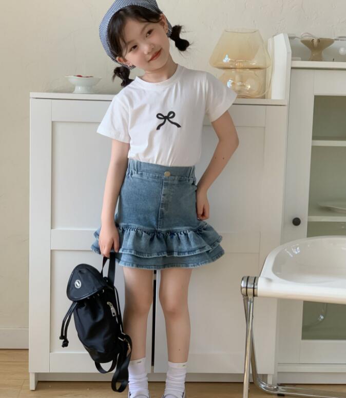 2024★春夏新作★韓国風子供服★分けて販売★Tシャツ★スカート★90-150CM