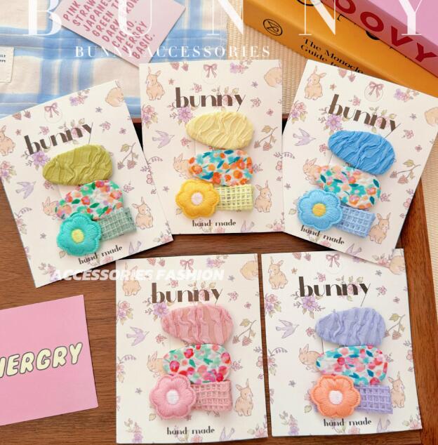 「2024」髪飾り★まとめ髪用★ヘアアクセサリー★子供用★ヘアピン★可愛い★3枚入り