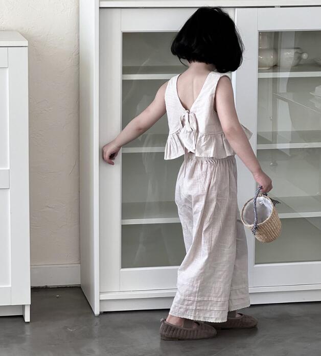 2024夏新品Y★子供服 　トップス+ズボン　セット★90-150cm★