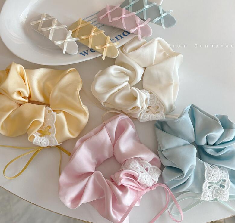 雑貨★髪飾り　ヘアビン&ヘアゴム★アクセサリー★4色