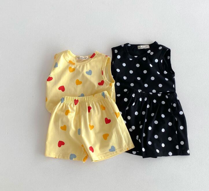 2024夏★子供服　トップス+ズボン　セット　80-130cm★2色