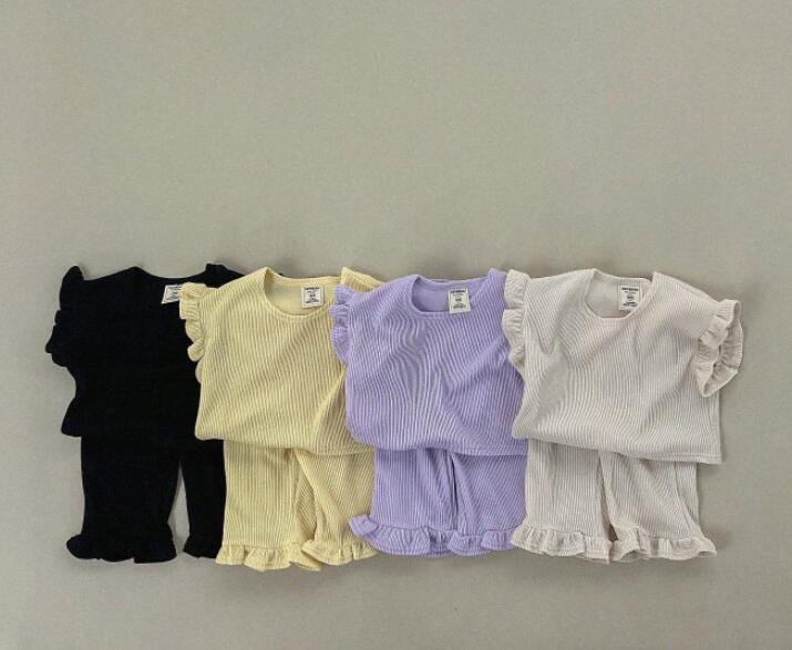 2024夏★子供服　トップス+ズボン　セット　80-130cm★4色