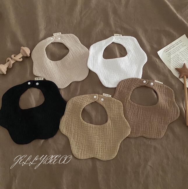 よだれかけ★子供用★涎掛け★ベビー向け★赤ちゃん用★可愛い★無地★5色