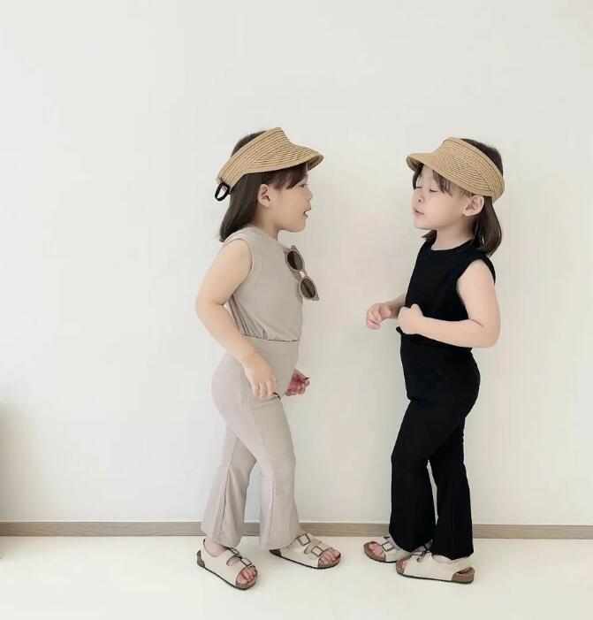 2024夏★子供服　トップス+ズボン　セット　90-130cm★2色