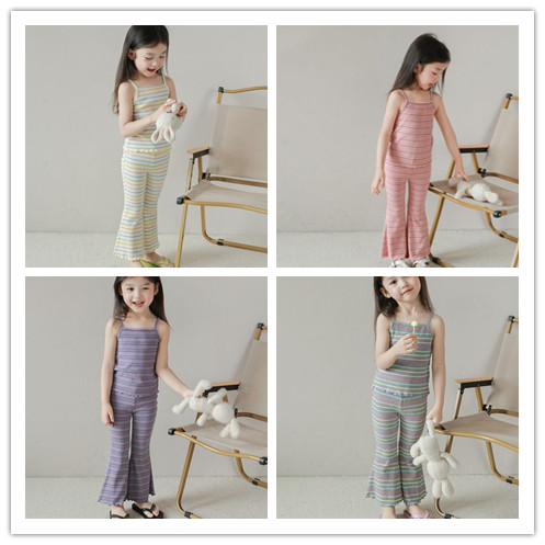 2024夏新★子供服　トップス+ズボン　優質セット★80-140cm★4色