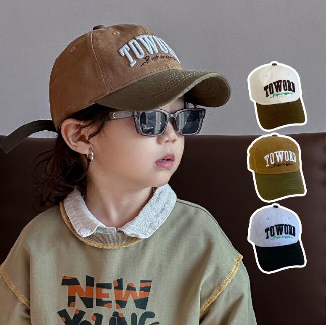 「2024」子供用★帽子★キャップ★キッズ★男女兼用★野球帽★韓国風★6色