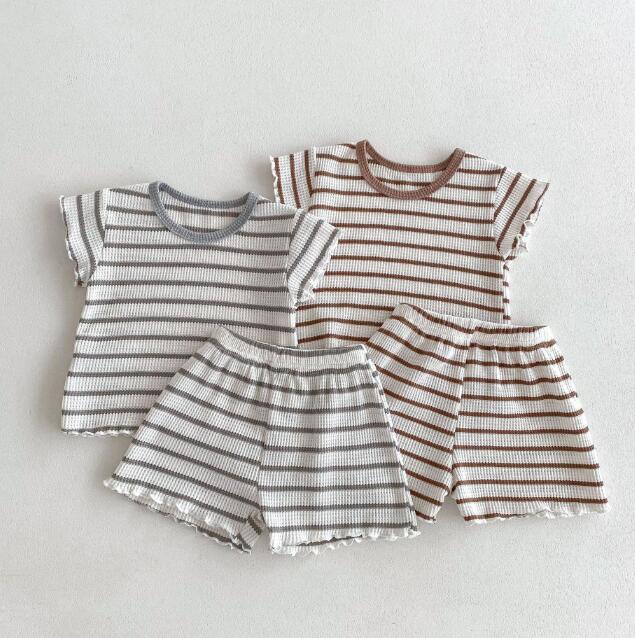 「2024」子供服★トップス+ズボン★部屋着★韓国風子供服★キッズ★2色★80-130CM