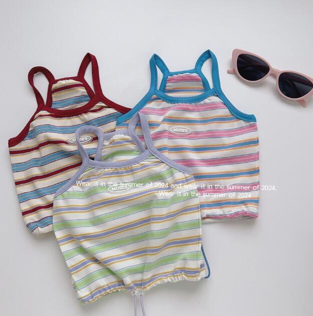 「2024」子供服★トップス★ベスト★キッズ女の子★韓国風子供服★3色★90-140CM
