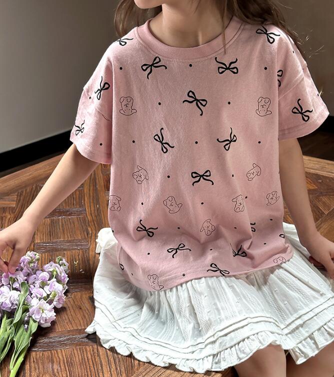 2024夏新品★子供服　トップス★90-160cm★4柄