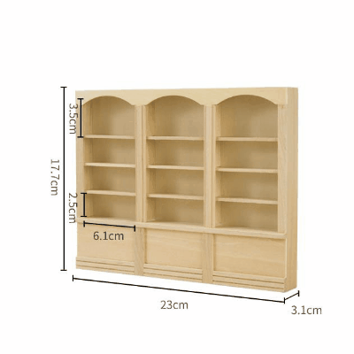 ミニチュア 1:12dollhouse ドールハウス用家具 フィギュア ぬい撮 ドール撮影 キャビネット 本棚 収納棚