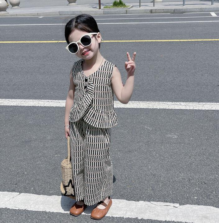 2024夏新品★子供服　トップス+ズボン　セット★90-140cm★