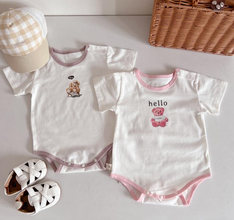 2024新品★ベビー服★ロンパース★66-90cm★2色