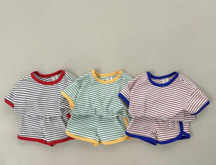 2024夏★子供服　トップス+ズボン　セット　80-130cm★3色