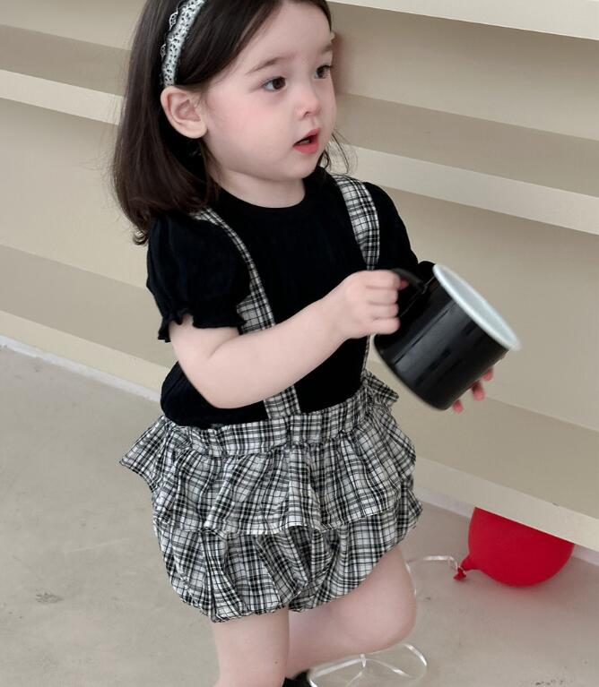 2024年夏新★子供服　トップス&サロペットパンツ分けて販売★73-100cm★