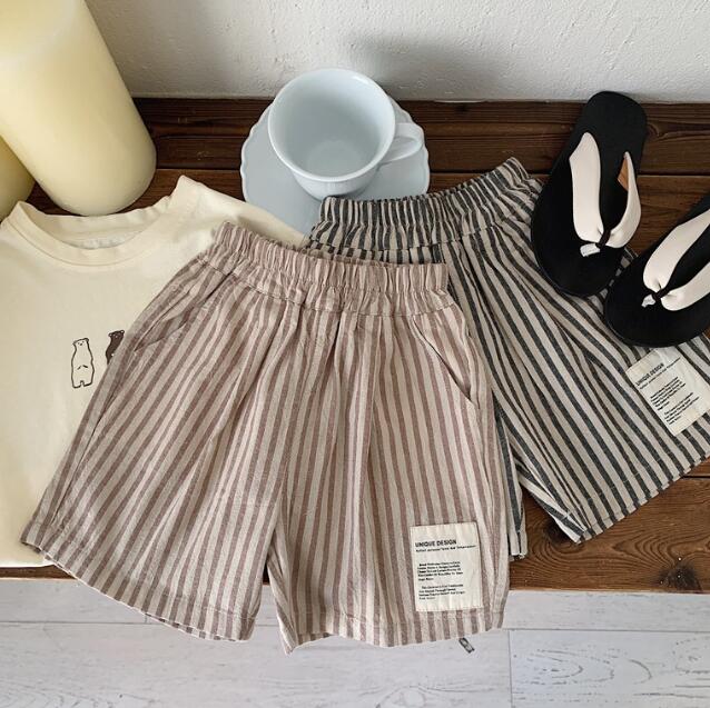 「2024」子供服★ボトムス★ズボン★ハーフパンツ★韓国風子供服★2色★80-130CM
