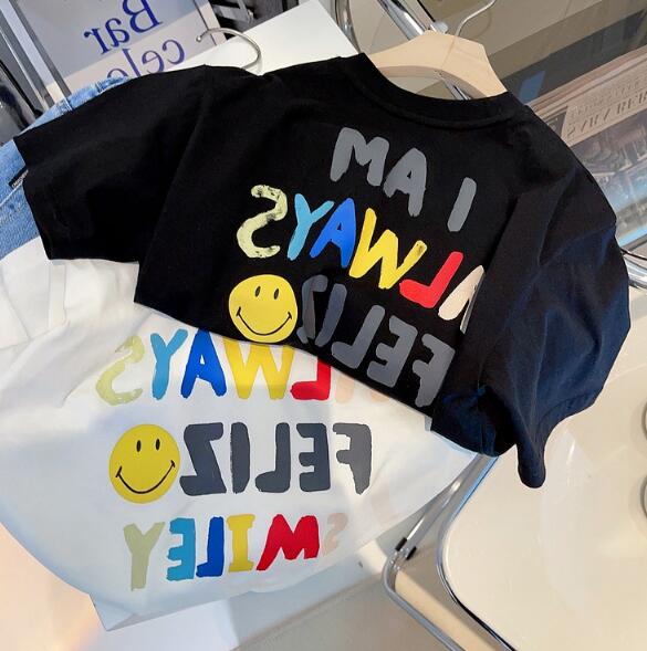 「2024」子供服★トップス★Tシャツ★半袖★キッズ★2色★7-15#