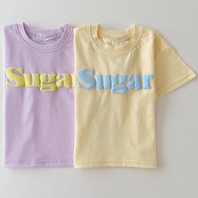 2024★夏新作★韓国風子供服★Tシャツ★2色70-120CM　