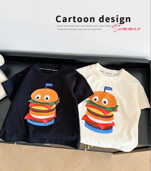 「2024」子供服★トップス★Tシャツ★半袖★韓国風子供服★2色★90-150CM