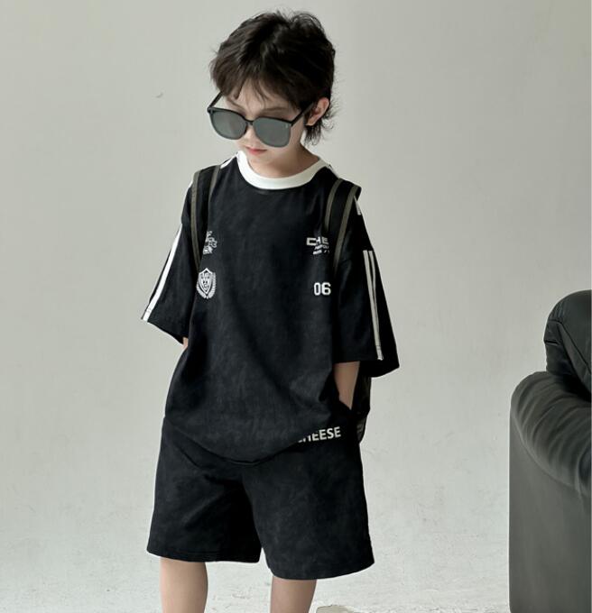 2024★夏新作★韓国風子供服★トップス+ズボン★2色90-150CM