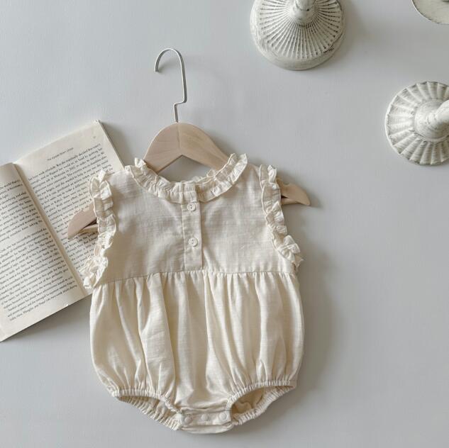 「2024」子供服★ロンパース★連体服★袖なし★韓国風子供服★ベビー★66-90CM