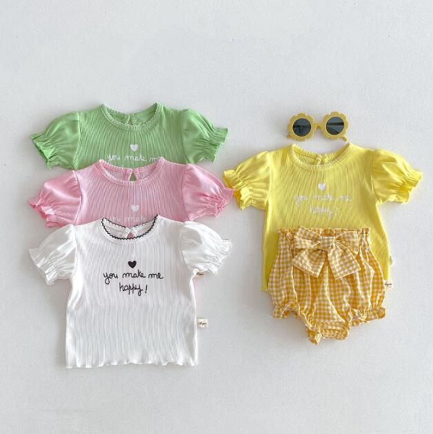 「2024」子供服★トップス★Tシャツ★ベビー★韓国風子供服★4色★66-100CM