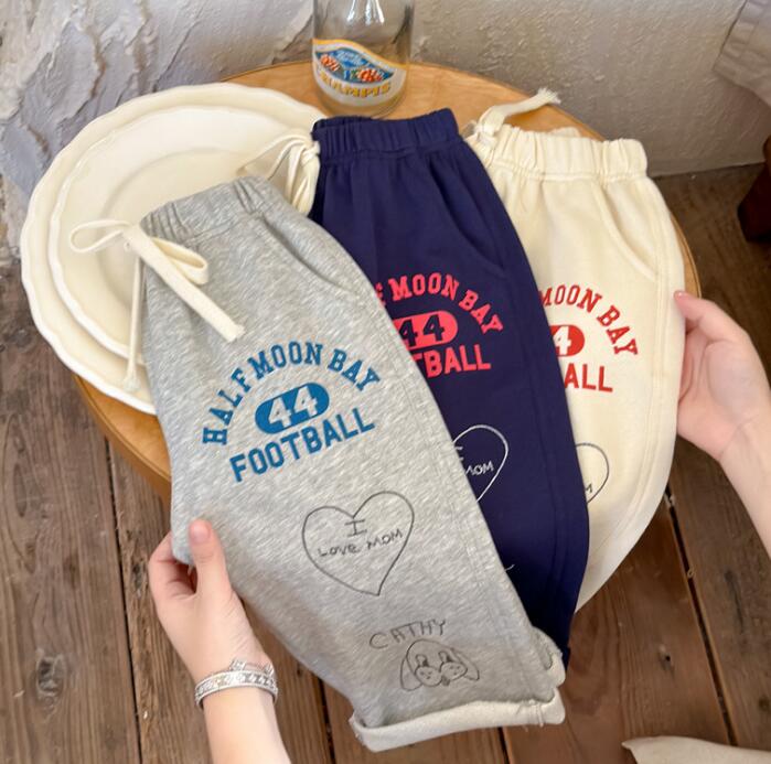 2024★春秋新作★韓国風子供服★ズボン★3色90-140CM