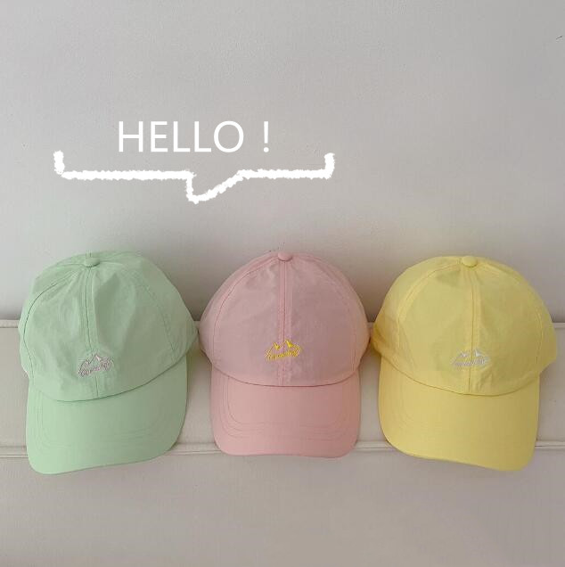 「2024」子供用★帽子★キャップ★キッズ★野球帽★速乾★薄手★韓国風★3色