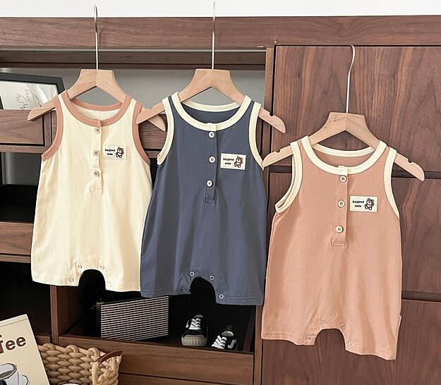 2024新入荷★ベビー服　ロンパース★66-100★3色