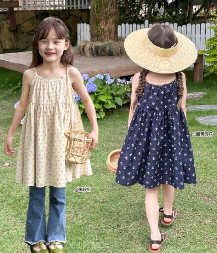 2024夏新品★子供服　ワンピース★90-160cm★2色