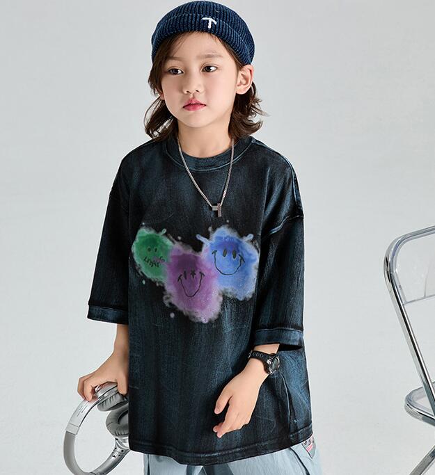 「2024」★子供服★Tシャツ★トップス★キッズ★半袖★110-170cm