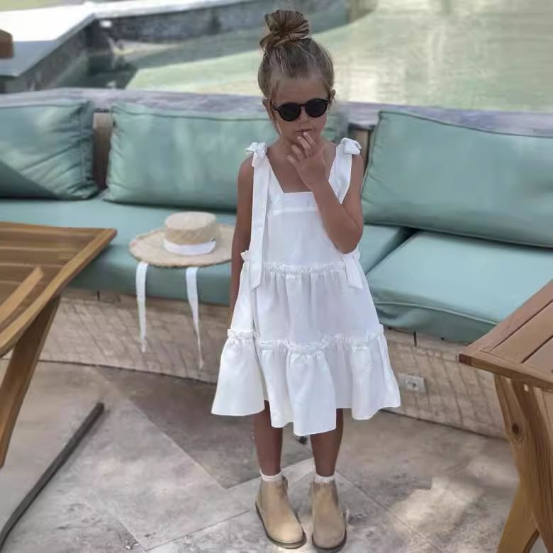 2024夏新品★子供服　ワンピース★90cm〜140cm 2色