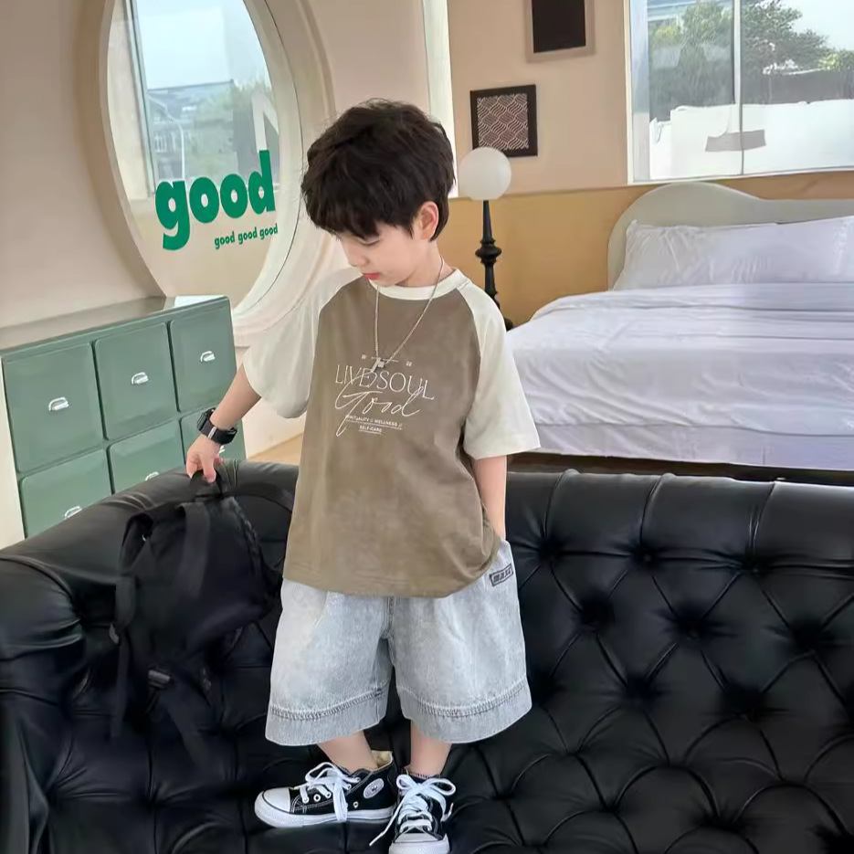 2024★夏新作★韓国風子供服★Tシャツ★2色90-140CM