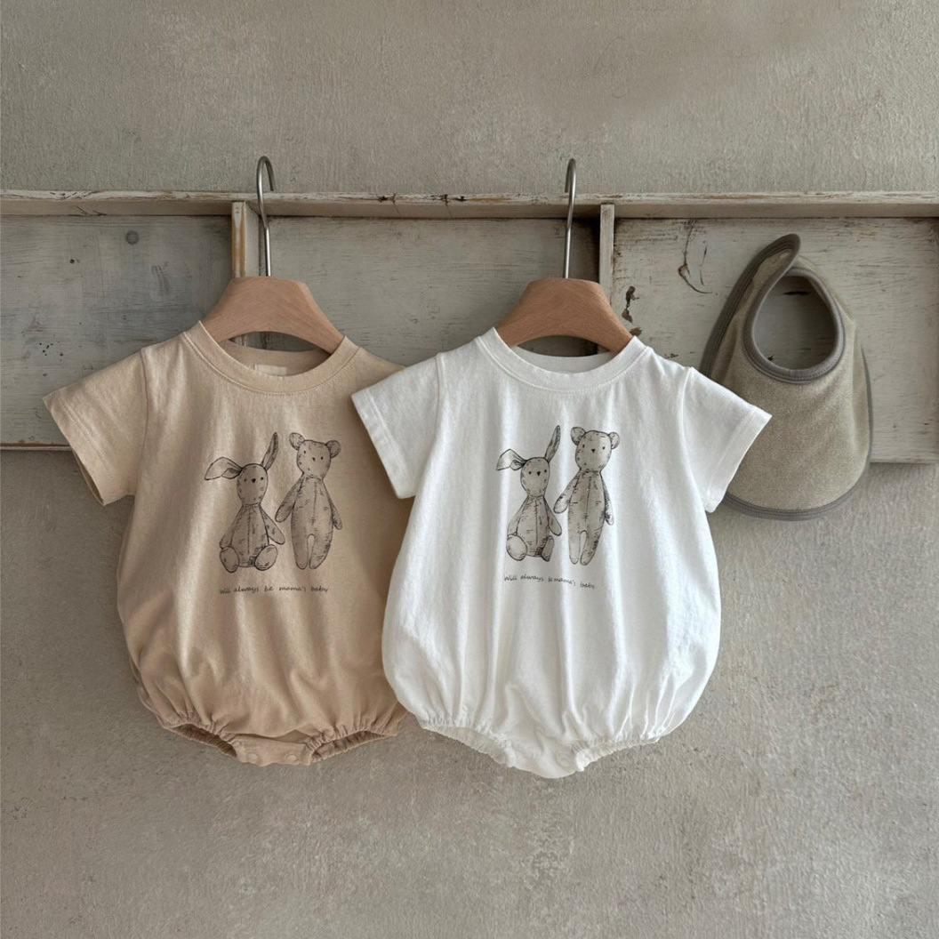 2024新入荷★ベビー服　ロンパース★66cm〜90cm 2色