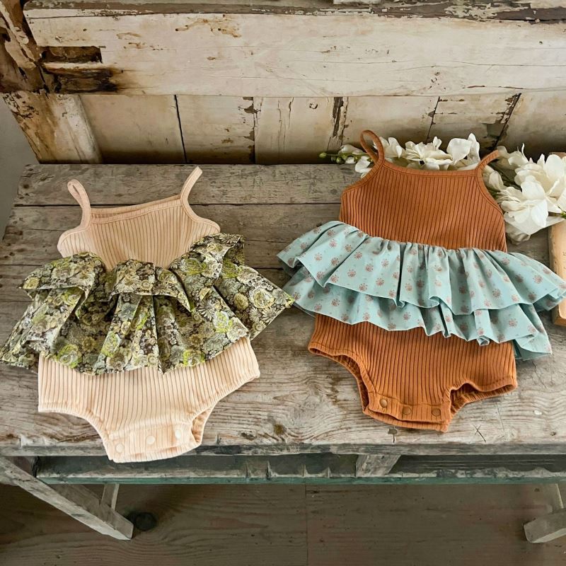 2024★夏新作★韓国風ベビー服★ロンパース★2色66-100CM