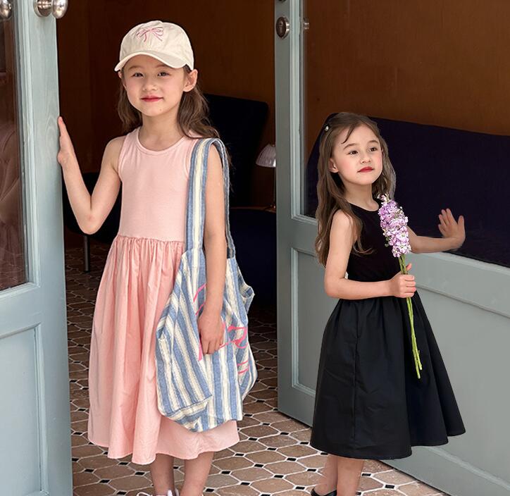 2024★夏新作★韓国風子供服★ワンピース★2色90-160CM