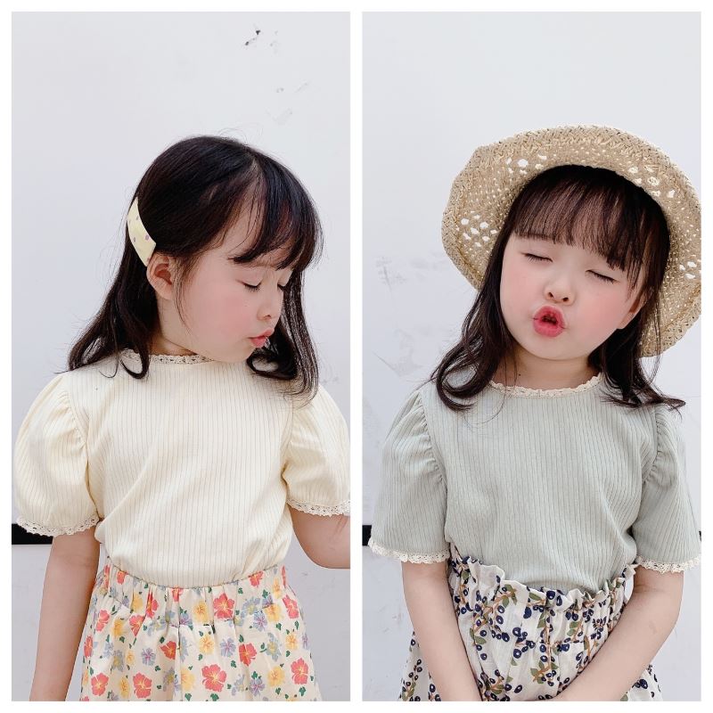 2024★夏新作★韓国風子供服★Tシャツ★80cm〜130cm 2色