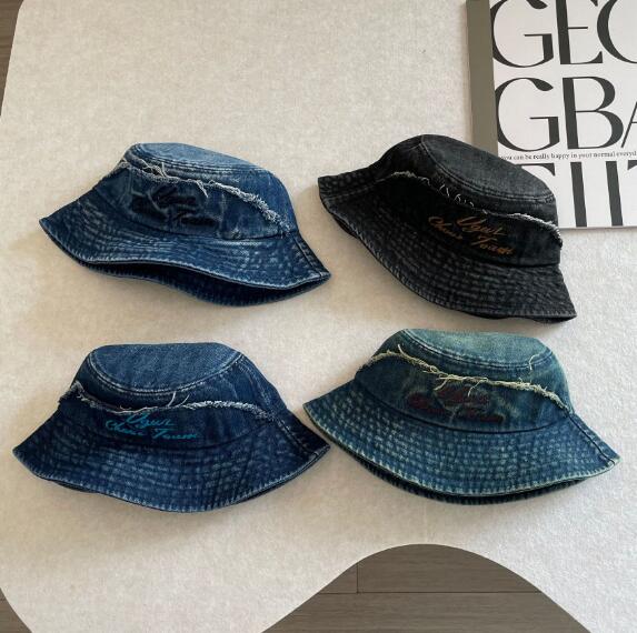 「2024」子供用★帽子★バケットハット★ハット★キッズ★デニム★4色